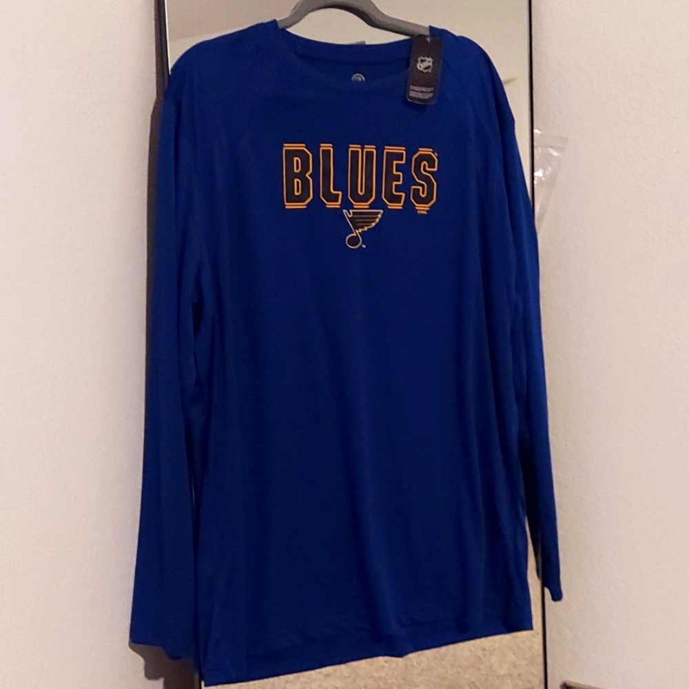 St. Louis Blues NHL Men’s XL Performance Shirt New With Tags Dri-Fit Workout Tee